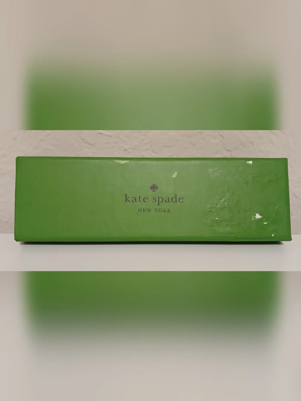 NWT Kate‎ Spade Gold & White Polka Dot Pen
